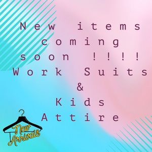 New Items Coming soon